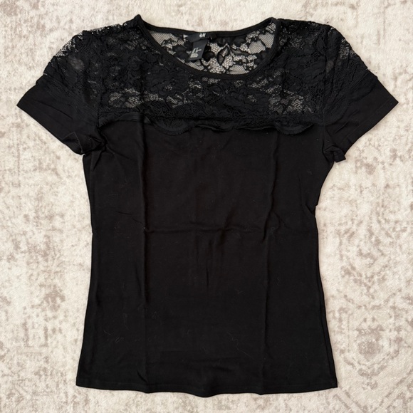 H&M Tops - H&M Black Lace Top